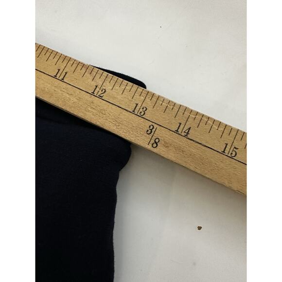 Uniqlo Small Women Pull On Pleated Cropped Wide Leg Pants Navy Blue 12-2k - Picture 7 of 9